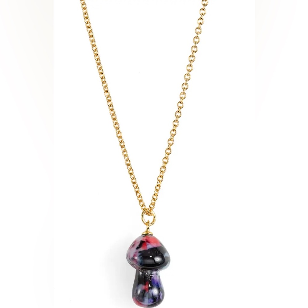 Kurt Geiger Mushroom Pendant Necklace